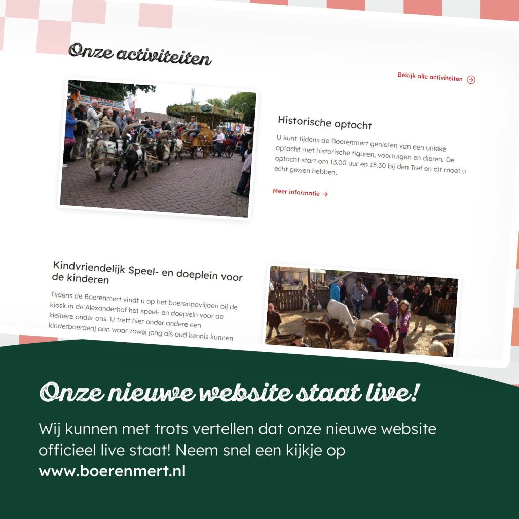 social post boerenmert website live